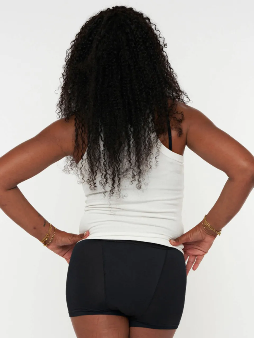 Moodies Undies extra sterk absorberende boyshort menstruatieslip zwart, foto 7