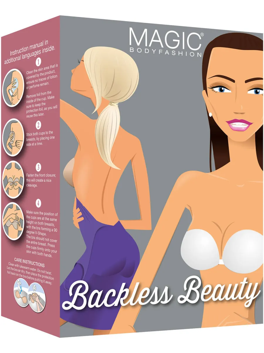 MAGIC Bodyfashion Backless Beauty strapless bh zwart, foto 3
