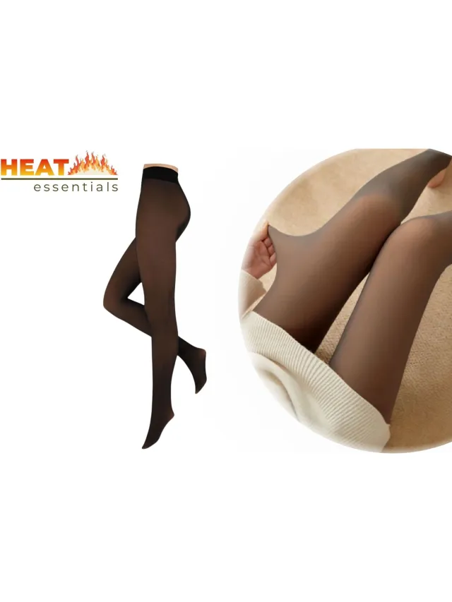 Heat Essentials Fleece Panty - Bruin Nude - Thermo Panty Huidskleur - Dikke Kwaliteit - Anti ladder - Fleece Legging Dames