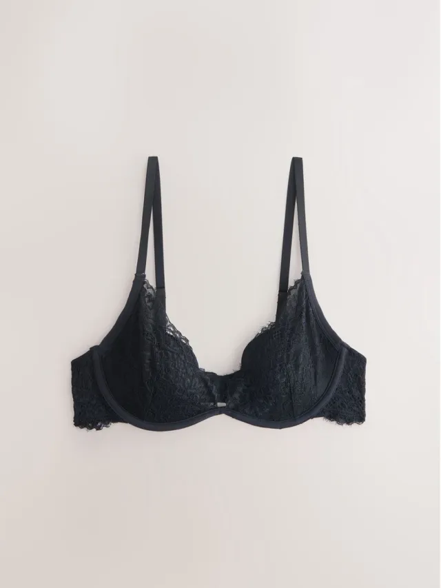 Next Dames - A-E Lace Bra - Zwart Black