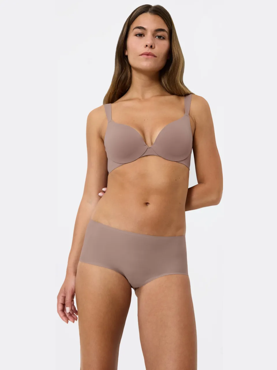 Triumph Body Make-Up Illusion T-shirt-bh bruin, foto 4