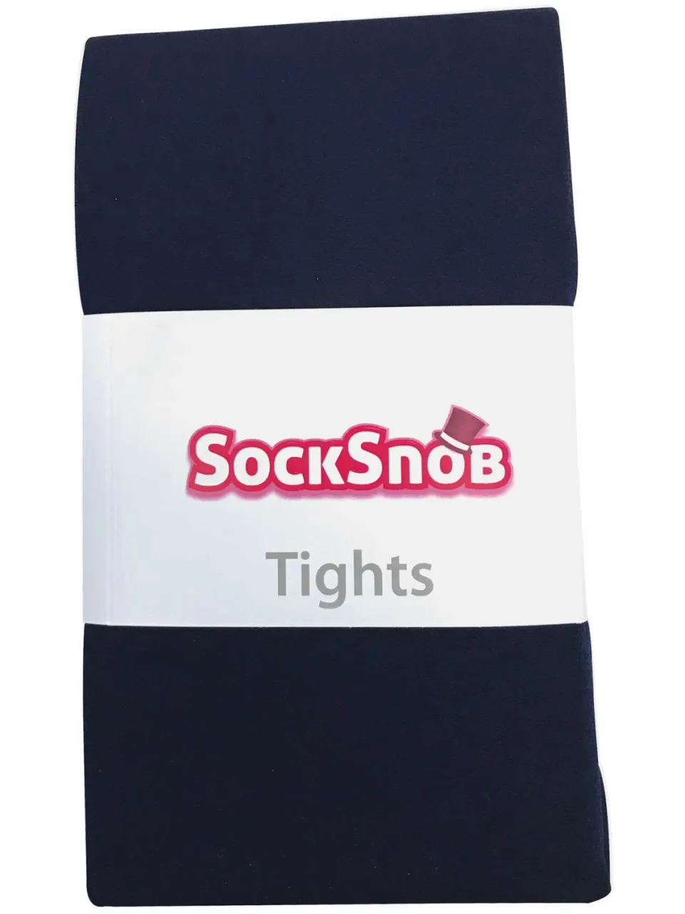 Sock Snob Dames 80 denier ondoorzichtige effen gekleurde panty's - Marine, foto 2