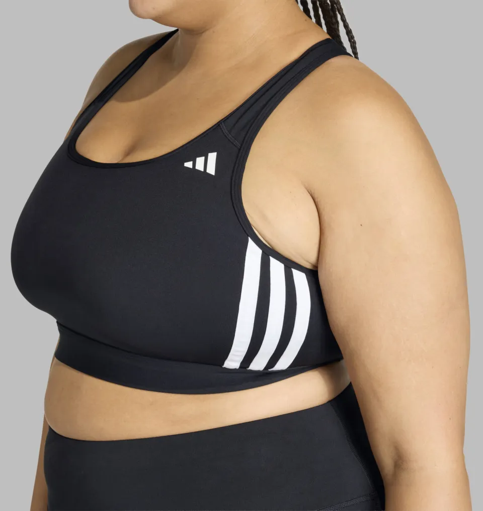 Adidas Performance sport-bh medium support - zwart, foto 6