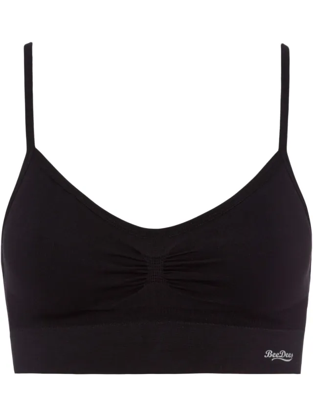 BeeDees Bustier Comfee Strap Top Met uitneembare cups en verstelbare bandjes zwart