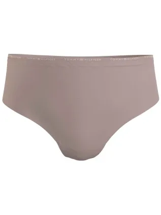 Tommy Hilfiger Invisible high waist thong beige