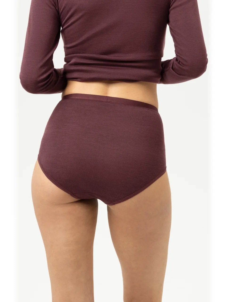 Mey Tailleslip Serie Wool&Silk Hot Maroon bruin, foto 2