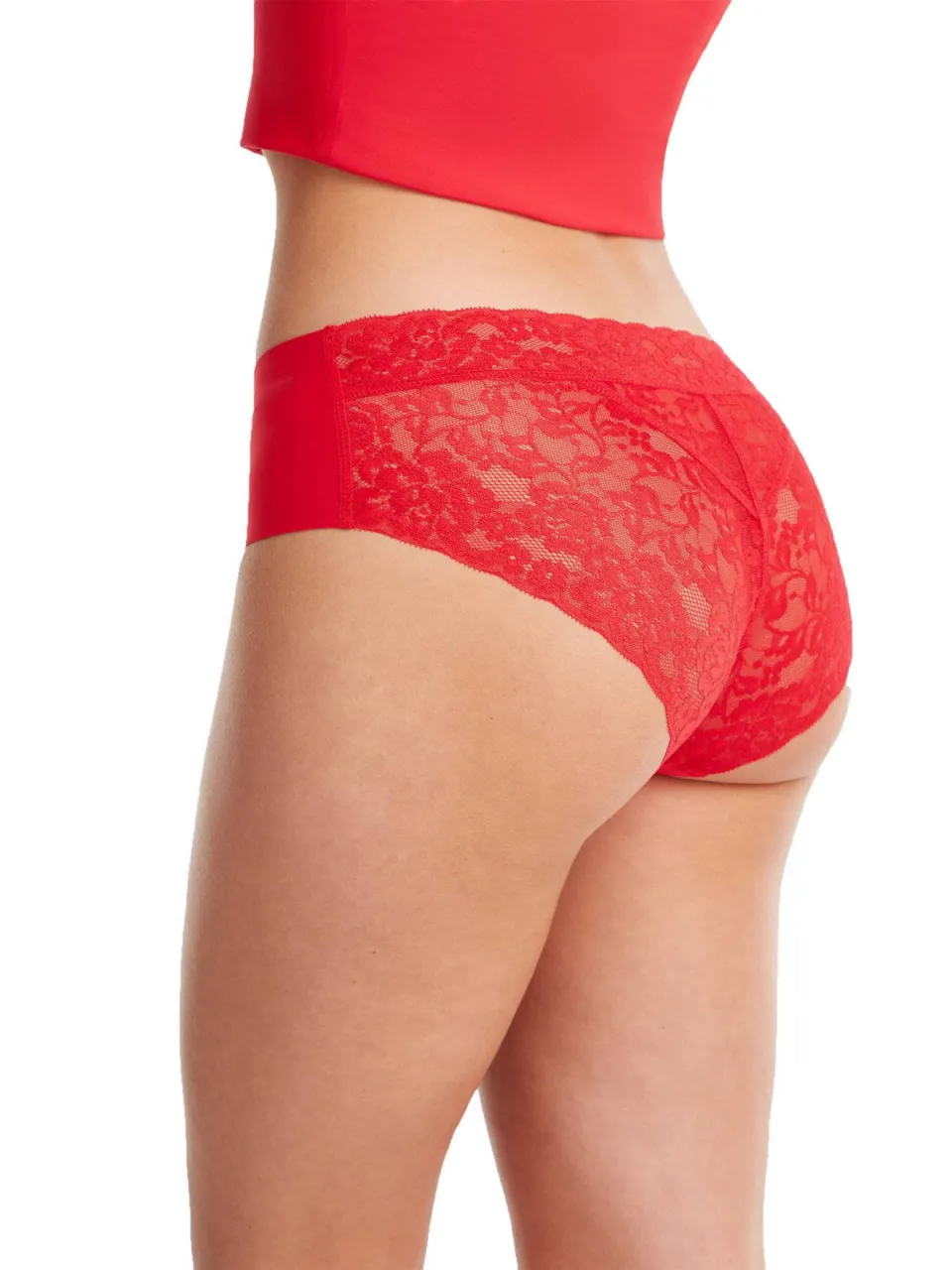 Ten Cate Secrets naadloze hipster met kant rood, foto 5
