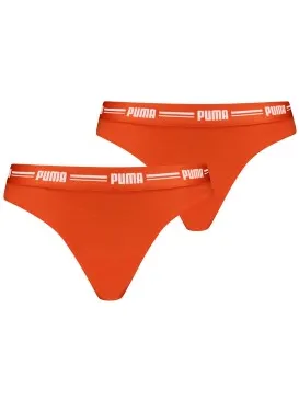 Puma Logo Waistband String Lila,Geel