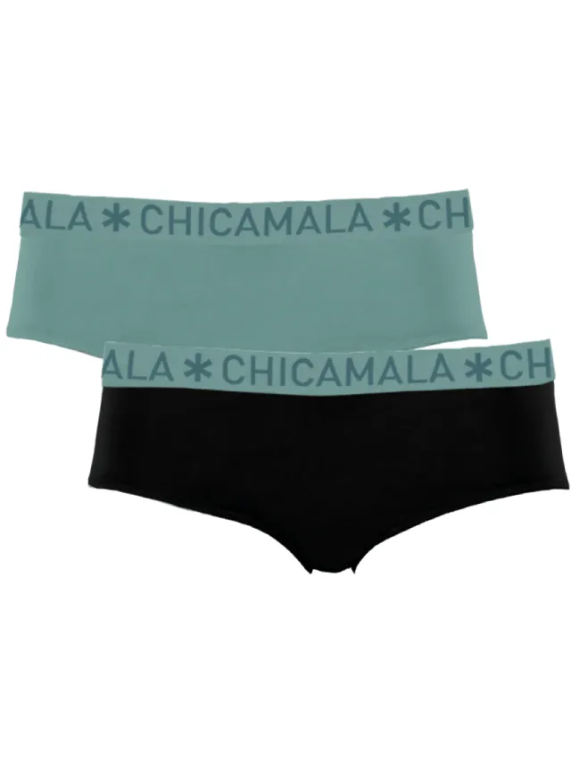briefs zwart en roze