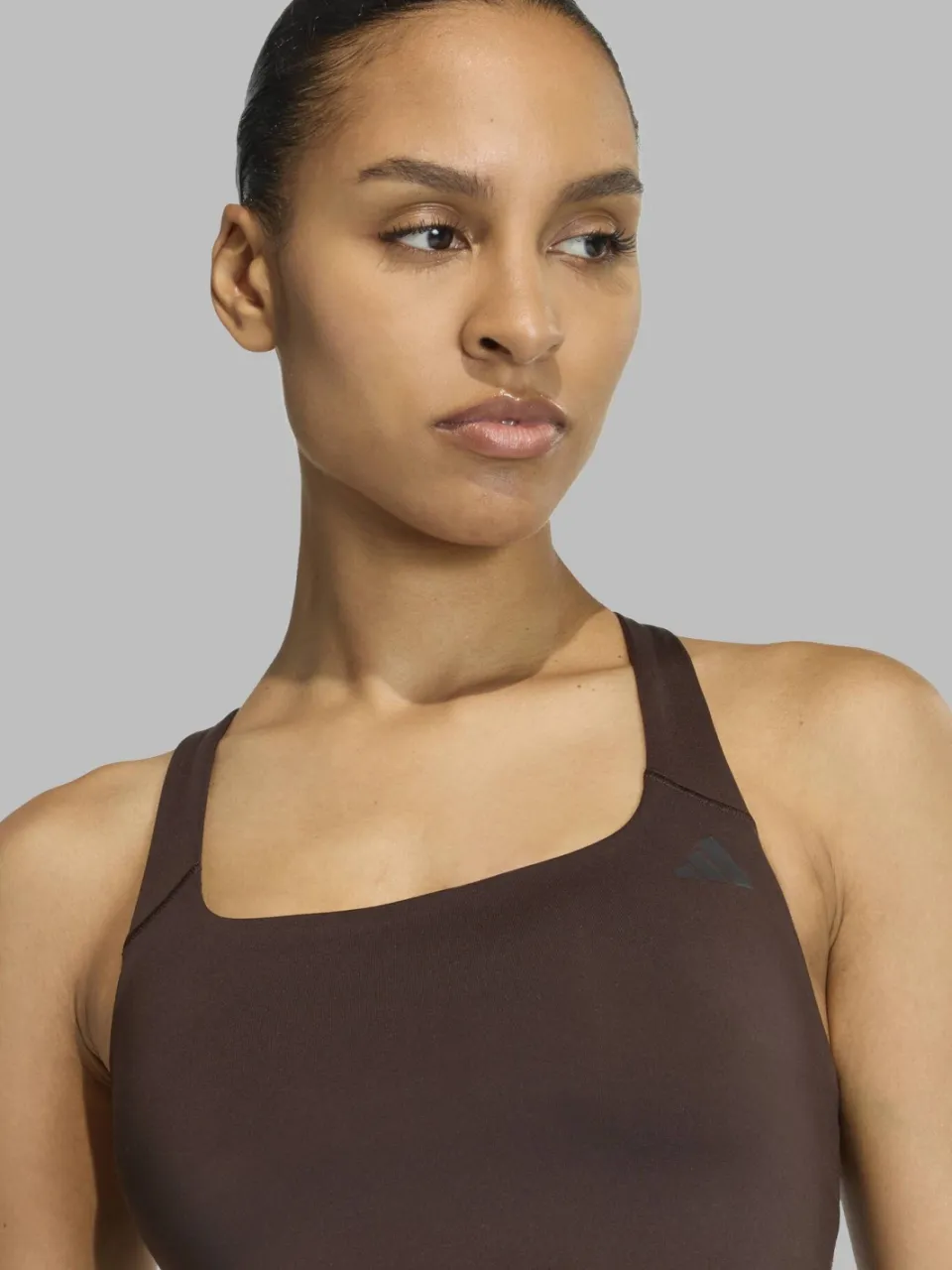Adidas Performance sport-bh medium support - bruin, foto 5