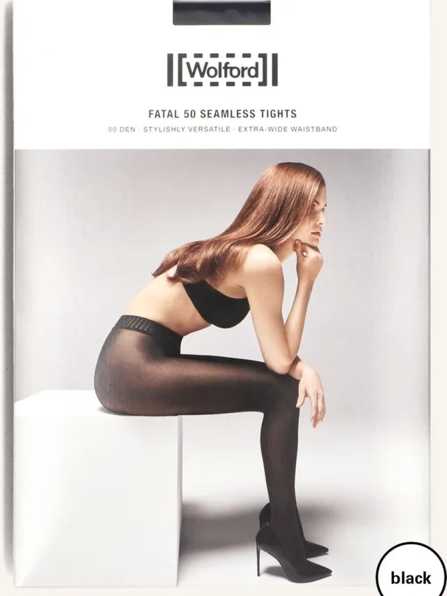 Wolford Fatal 50 Tights Beenmode Dames - Zwart