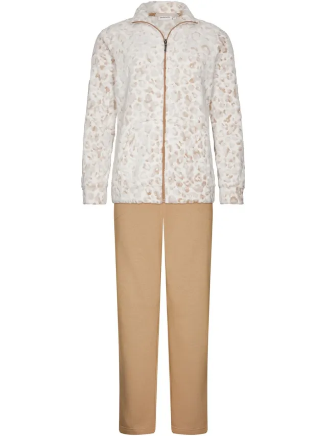 Pastunette Huispak - Beige Animal - Fleece/Badstof - Beige