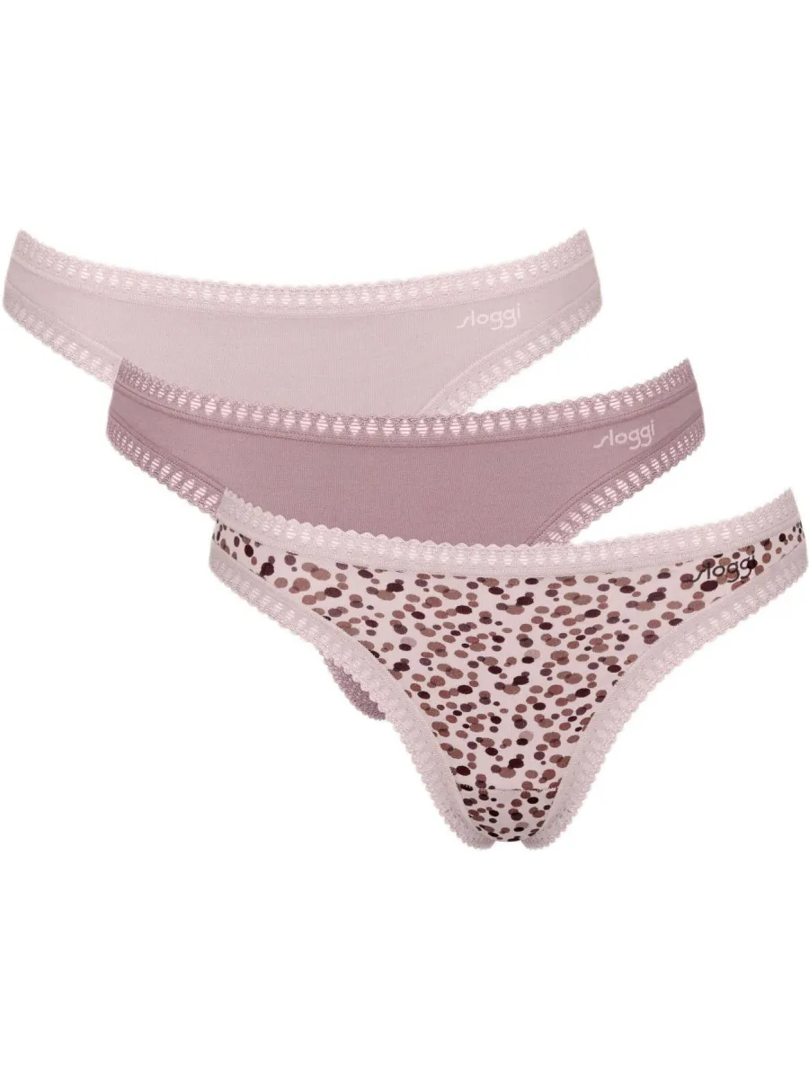 Sloggi GO string roze oudroze 3-pack, foto 3