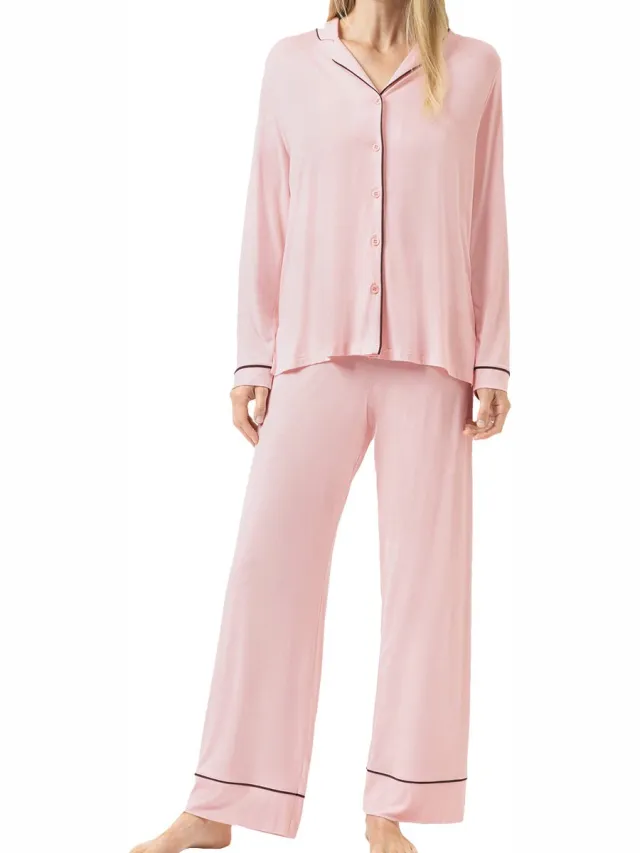 Mey Dames pyjama Pure Chic bonbon pink