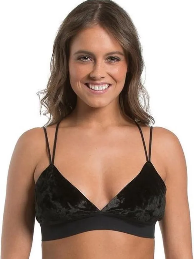 MAGIC Bodyfashion Dream Bralette Velvet - zwart black bh