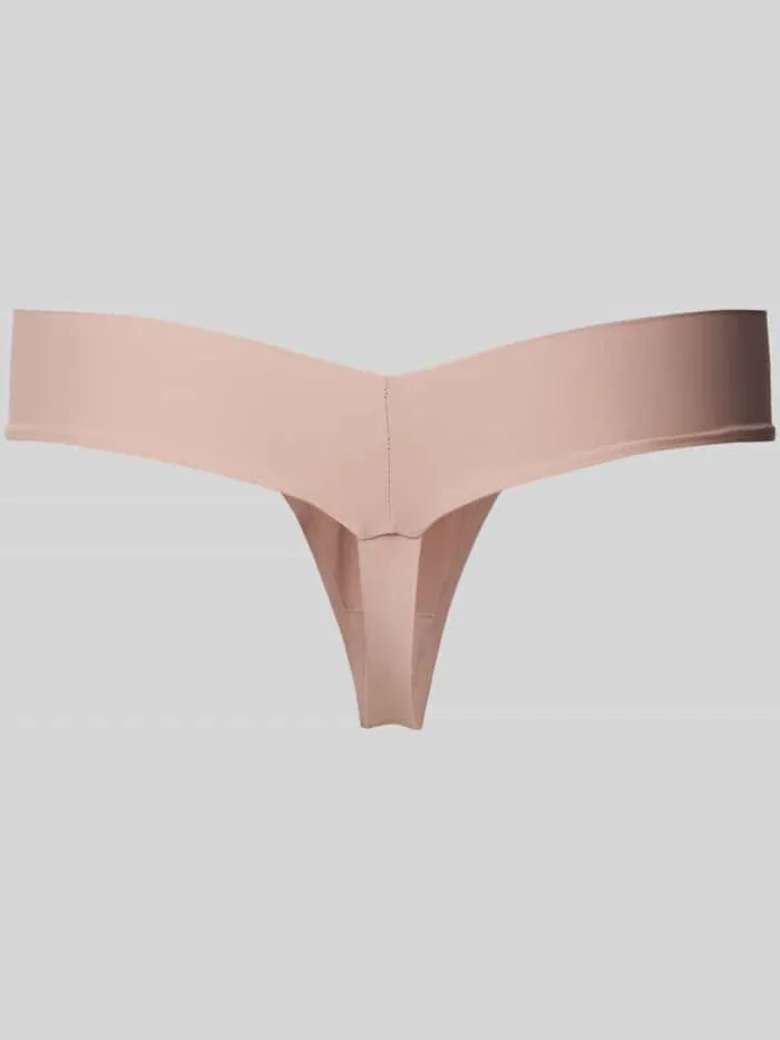 Triumph String met brede Bandeau-band Model 'Body Makeup Illusion' roodbruin, foto 2