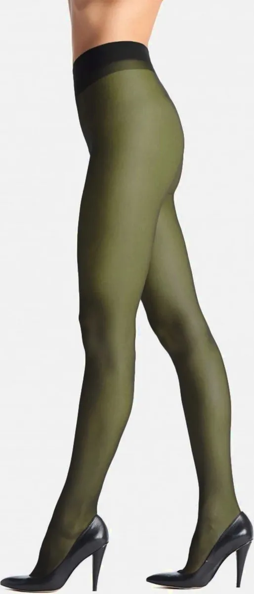 Oroblu MAGIE 20 tight 20 den lycra shine Military groen