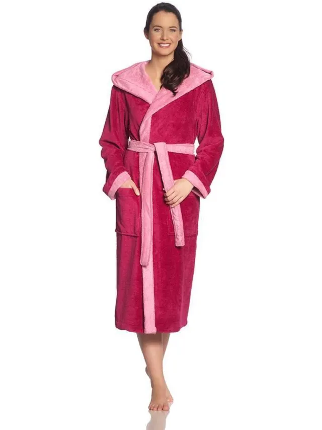Vossen Badjas Poppy - cranberry