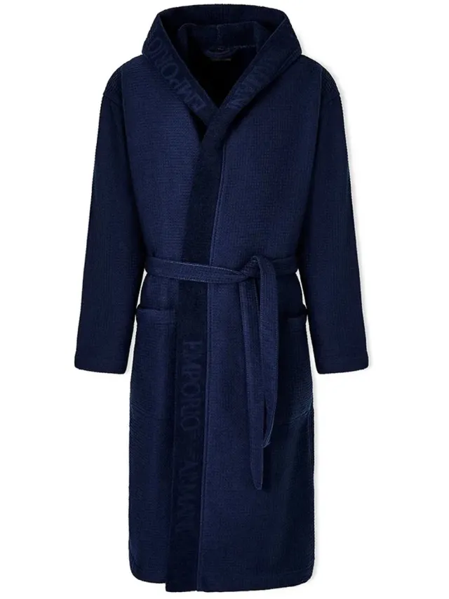 Emporio Armani Ex000015_af22705 Badjas Blauw Armani Blue