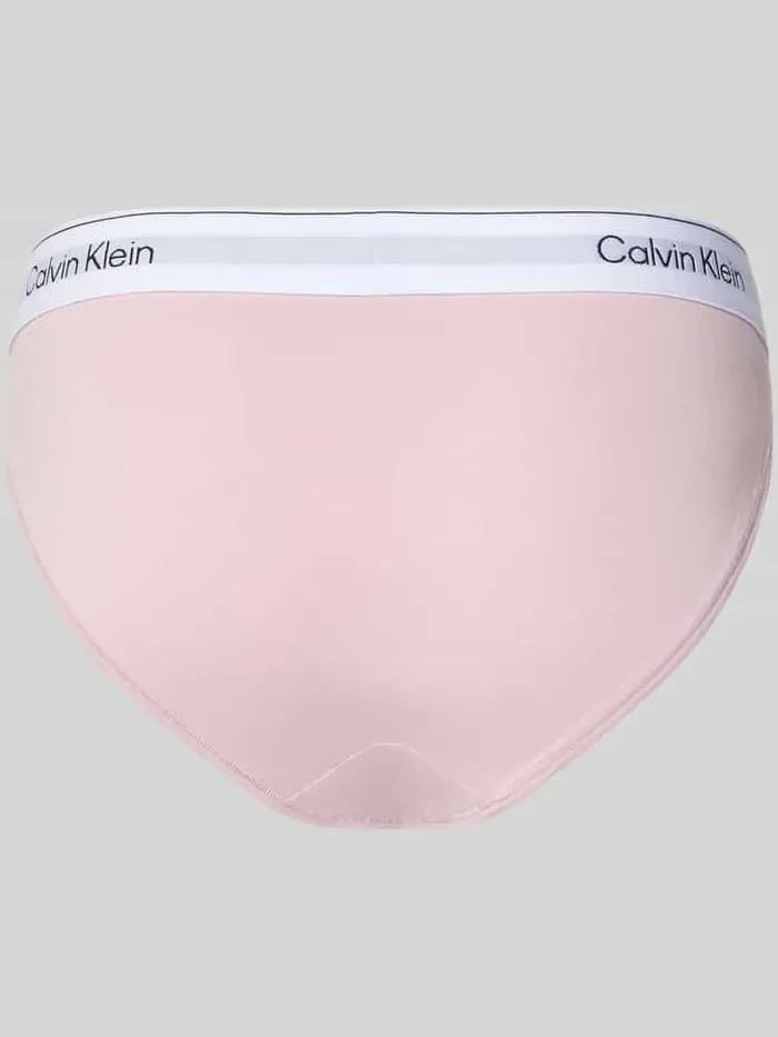 Calvin Klein Slip van mix van katoen en modal roze, foto 2
