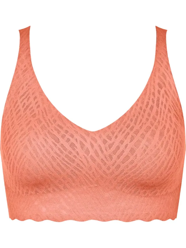 Sloggi Women ZERO Feel Bliss Bralette - bralette - licht abrikoos Oranje