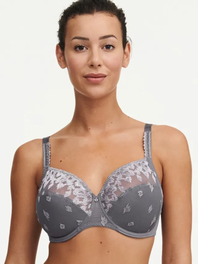 Chantelle Bold Curve – BH Beugel - C13M10 – Graphite Multicolor - B90/105 Grijs