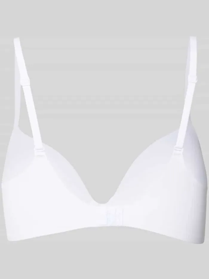 Calvin Klein Beha met cups en verstelbare bandjes, model 'PERFECTLY FIT' wit, foto 2