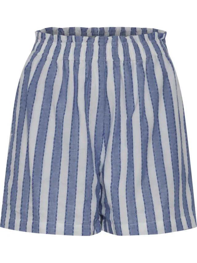 Ichi IHEZOMA SHO Dames Shortama Little Boy Blue Stripe Pattern