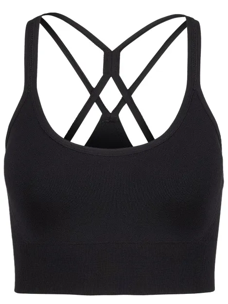 Stoic VegbySt. II Flow Seamless Bra sportbeha zwart