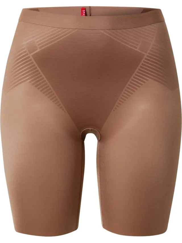 Spanx SPANXshape™ Invisible Mid-Thigh Short | Kleur Cafe au Lait (Dark Nude) I Beige