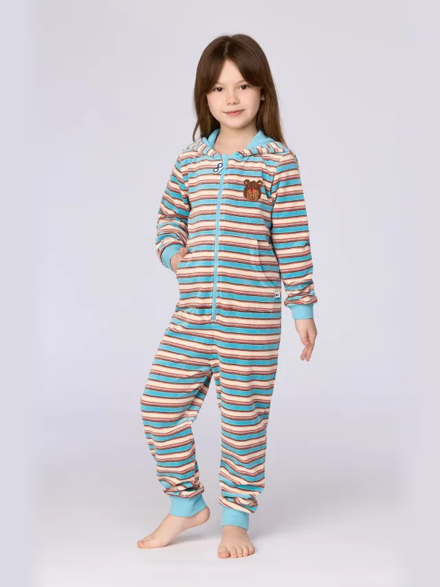 Woody Unisex onesie multicolor streep