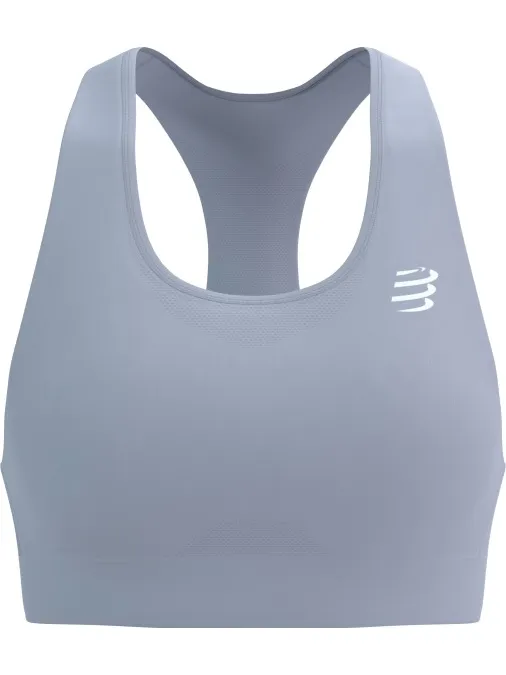 Compressport Feelfree Seamless sportbeha grijs