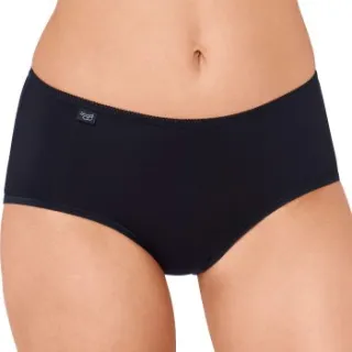Sloggi 24 7 Microfibre midi slip zwart Zwart,Wit