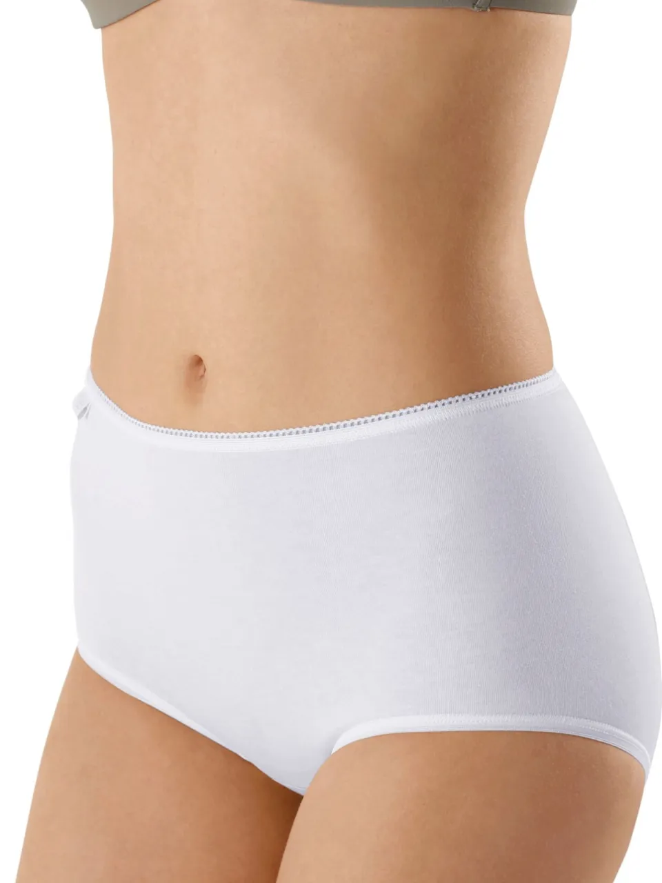 Sloggi Cotton Maxi tailleslip wit, foto 3