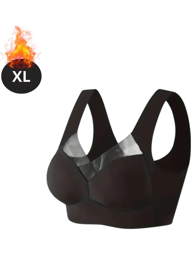 Livano BH Zonder Beugel - Zonder Bandjes - Push-up Bh's - Comfort Beha - Comfortabel - Sterk - Dames - Zwart