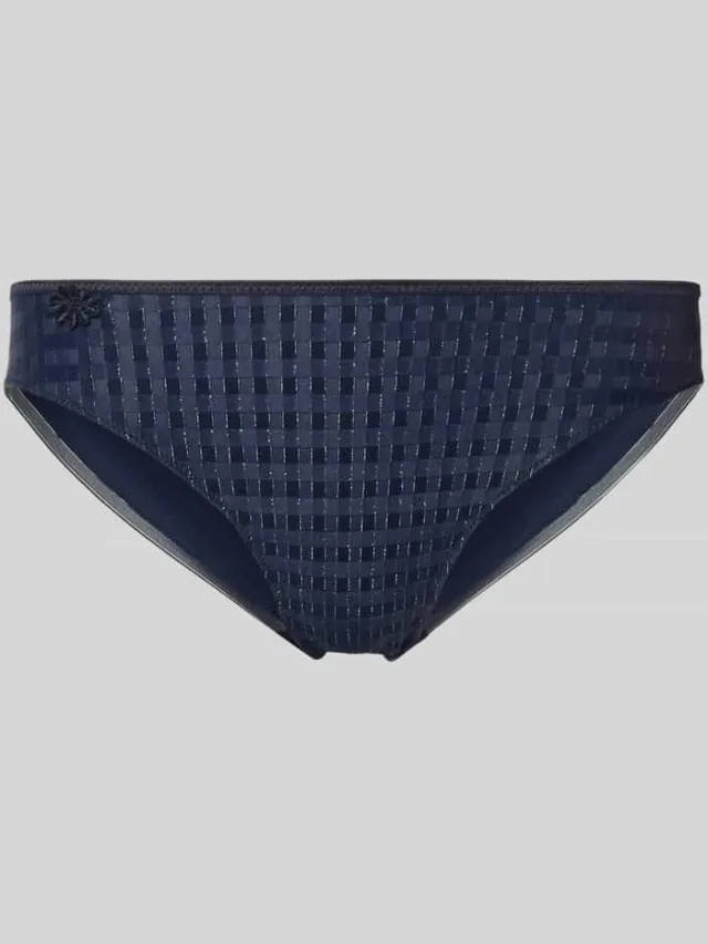 Marie Jo Slip met effectgaren model 'Avero Rio' Donkerblauw