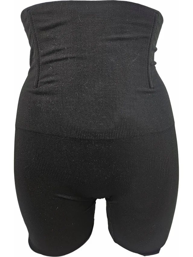 BamBella Taille Korset - L/XL corrigerend Body shaper broek voor buik vrouwen Shape wear Elastische Zwart