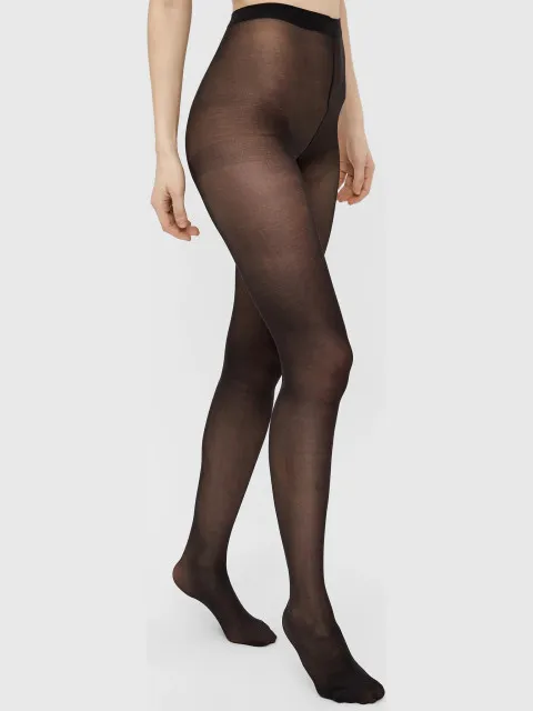 Pieces Dames panty pcnew nikoline 20 den tights 4-pack Zwart