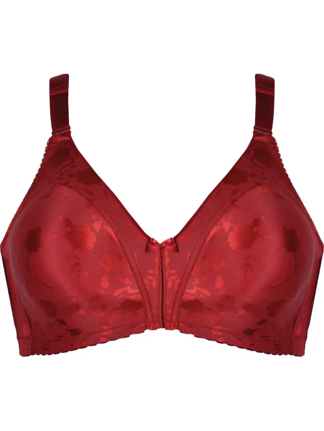 Naturana Minimizer bh met bloemenpatroon - 5363 - Deep Claret