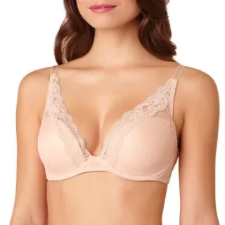 Passionata Brooklyn Plunge Bra A t-shirt-bh beige Zwart,Wit,Roze
