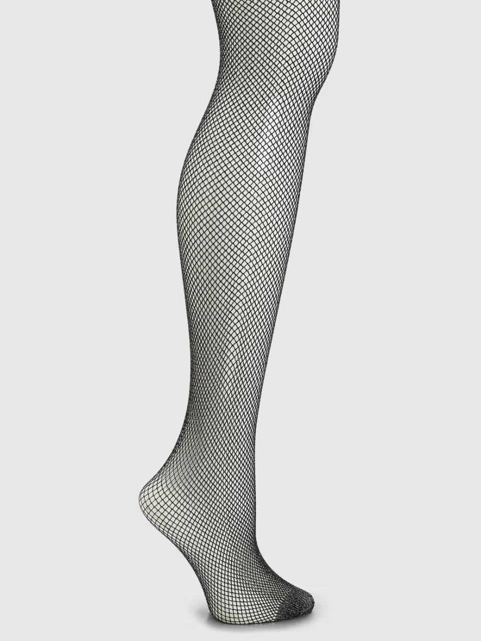 boohoo Dames Glitterdraad Micro Visnet Panty zwart, foto 2