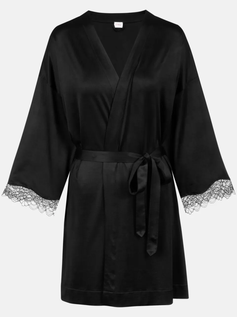 Mey Kimono Serie Pure Shine Lace Zwart, foto 2