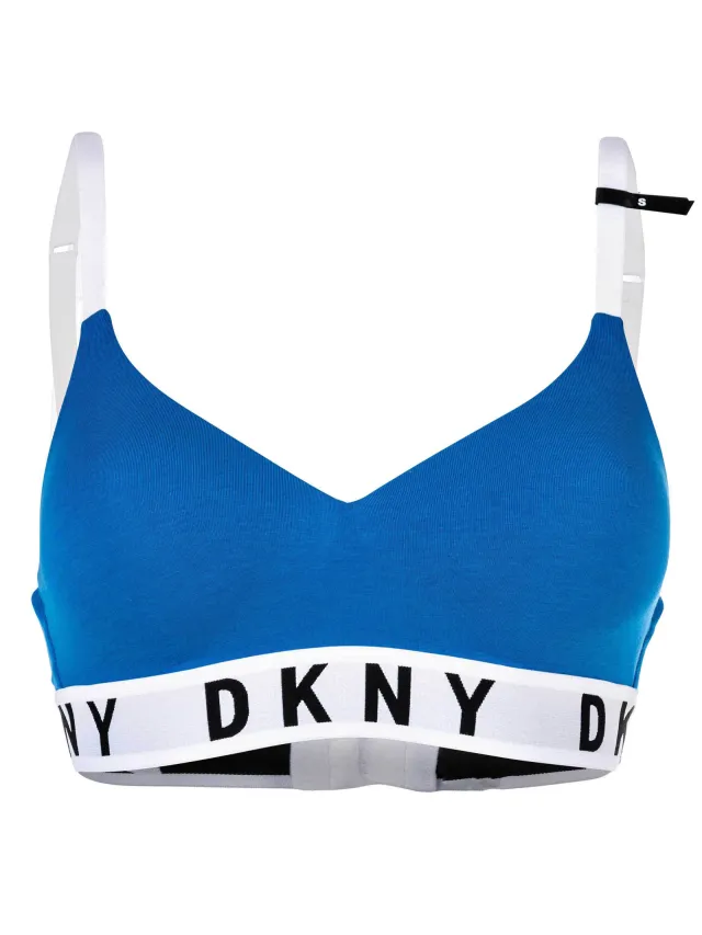 Dkny Cozy Boyfriend Draadloze Push-Up Bustier Blauw