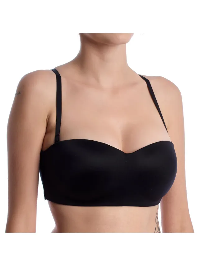 Lormar Strapless/Verwijderbare bandjes Lormar FEEL-BANDEAU Zwart