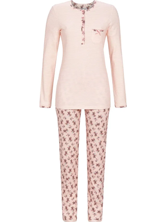 Ringella Peach Stripe – Pyjama– 4561203 – Pink – Roze