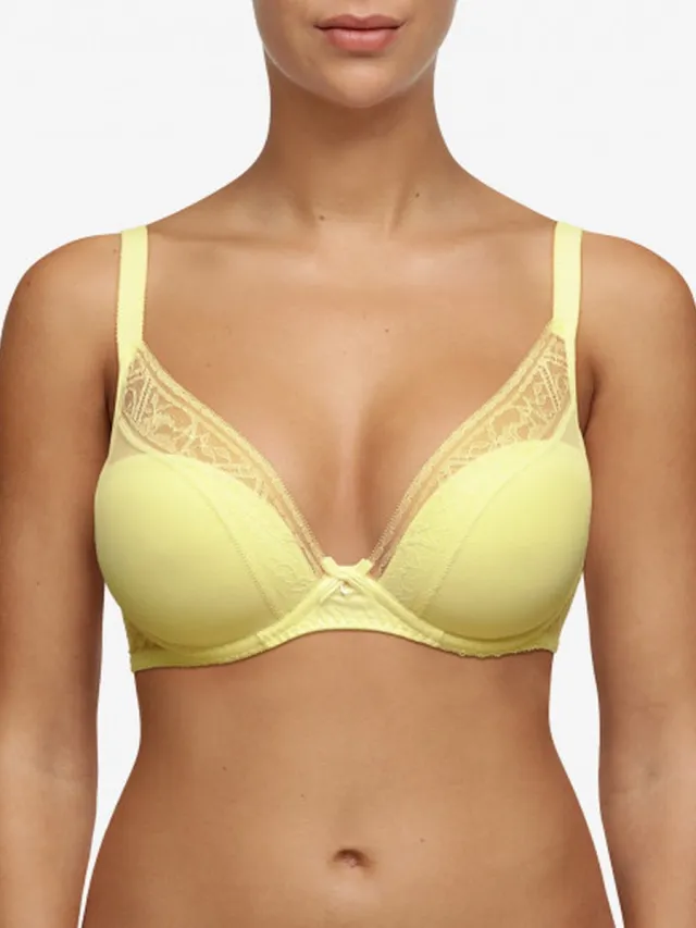 Chantelle Alto Plunge T-shirt BH Geel