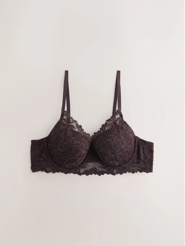 Next Dames - Kanten ultieme comfortabele beha - Bruin Chocolate Brown
