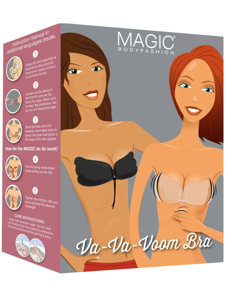 MAGIC Bodyfashion Va-Va-Voom strapless plak-bh beige, foto 5