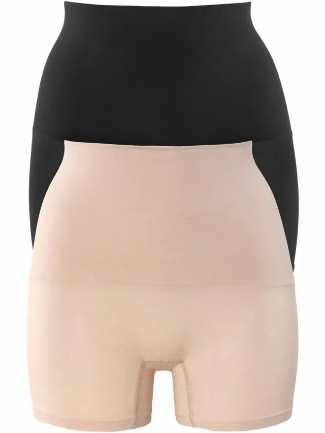 Corrigerende broek zwart, beige, foto 2
