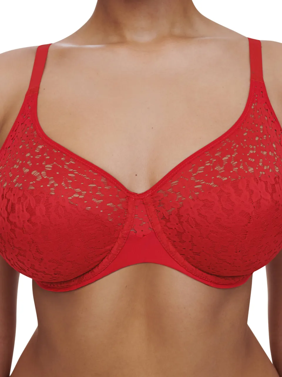 Chantelle EasyFeel Norah niet-voorgevormde beugelbh rood, foto 5